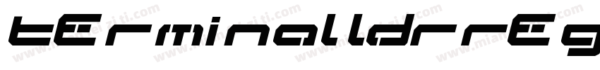 Terminal LDR Regular字体转换